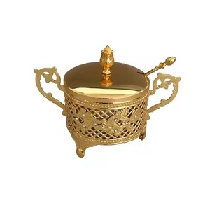 Vente en gros Bol en métal de luxe fait main Vaisselle de fruits décorative personnalisée en or poli pour la cuisine à domicile - Product Image 6
