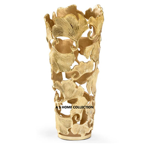 Export Quality Customized Size Metal Shiny Polished Amazing Shape Modern Flower <b>Vases</b> for Living Room Decor - Product Image 4