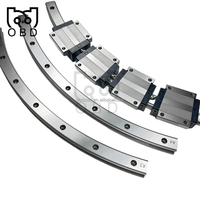Rail de guidage linéaire incurvé THK Rail circulaire HCR15A HCR12A HCR25A HCR35A HCR45A HGM15A HGM25A 60 ° 180 ° Bloc de rail courbe 360 °