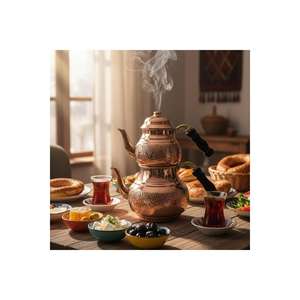 กาน้ำชาทองแดงคลาสสิก กาต้มน้ำดีไซน์หรู สำหรับชาและกาแฟ สำหรับผู้ที่ชื่นชอบการชงชาอย่างจริงจัง - Product Image 2