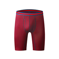Celana Boxer Pria Model Baru, Pinggang Sedang, Slim Fit, Seksi, Rajutan, Celana Renang Cepat Kering, Celana Pendek Motif