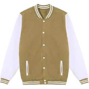 Chaqueta universitaria de alta calidad al por mayor, chaquetas en blanco para hombres universitarios, béisbol, chaqueta para hombres - Product Image 2