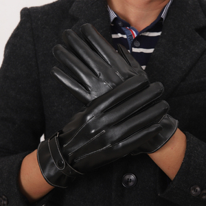 ถุงมือหนังแกะสำหรับผู้ชายถุงมือทำงานกันน้ำสำหรับฤดูหนาว - Product Image 2