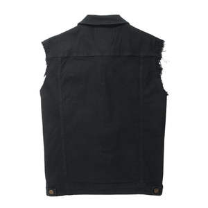 Chaleco Vaquero de Invierno Transpirable de Alta Calidad para Hombre, Estilo Urbano, Logotipo Personalizado, Estilo Clásico, 100% Algodón, Ropa Exterior Informal 2026 - Product Image 3