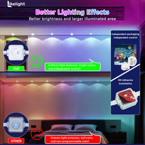 Lampu Natal Permanen LED SMD5054 RGB WS2811 DC36V IP68 35*30mm Kecerahan Tinggi untuk Luar Ruangan, Grosir OEM ODM - Product Image 2