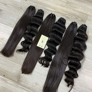Venta al por mayor 100% Extensiones de Cabello Humano Virgen Trama Plana Doble Dibujado en Color Natural Precio de Fábrica - Product Image 3