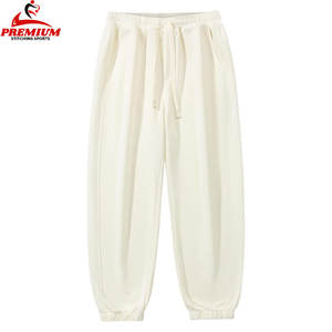 Pantalon en molleton de coton confortable pour homme avec cordon de serrage, logo personnalisé, poches, design unique, qualité OEM, nouveau modèle - Product Image 1