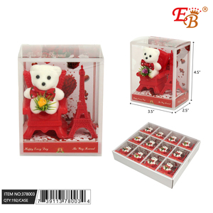 VALENTINE BEAR GIFT BOX 192PCS 16DIS(12)/CS 4,5 \ "para suministros para el Día de San Valentín - Product Image 1