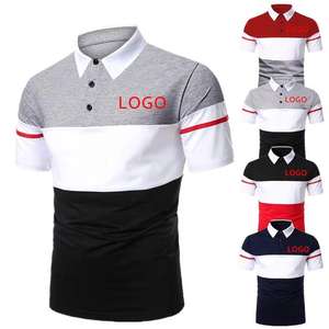 Chemises polo pour hommes T-shirts polo à impression à séchage rapide Chemises polo performance évacuant l'humidité Manches courtes pour hommes - Product Image 1