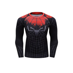 T-shirt de compression à manches longues unisexe, à séchage rapide, extensible, léger, respirant, pour la salle de sport et l'entraînement MMA - Product Image 5