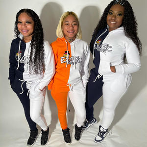 ชุดลำลองผ้าฝ้ายแท้ 100% สไตล์สตรีทแวร์ สีพื้น เป็นมิตรกับสิ่งแวดล้อม สำหรับผู้หญิงไซส์ใหญ่ ดีไซน์ทันสมัยสำหรับฤดูหนาว ขายดี - Product Image 6