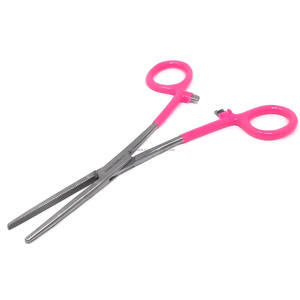 Pinzas Hemostáticas Pean de 7 Pulgadas de Alta Calidad, Mandíbulas Rectas, Acero Inoxidable Alemán, Empuñadura Rosa, Instrumento Quirúrgico Manual Reutilizable, CE ISO - Product Image 6