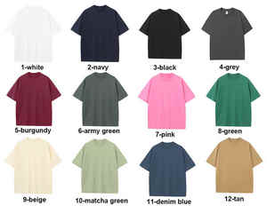 Vente en gros de t-shirts surdimensionnés en coton lourd de 230g pour hommes, style streetwear décontracté, graphique personnalisé, plusieurs couleurs, longue longueur - Product Image 3