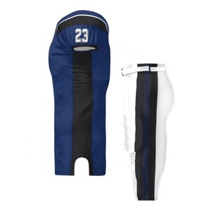 Ensemble d'uniformes de football américain personnalisable, séchage rapide et respirant, disponible dans différents styles et couleurs avec manches courtes - Product Image 3