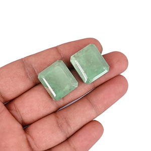 43.70Cts พลอยวาริสไซต์ธรรมชาติ2ชิ้นขนาด18X20MM สำหรับทำเครื่องประดับอัญมณีหลวม - Product Image 5