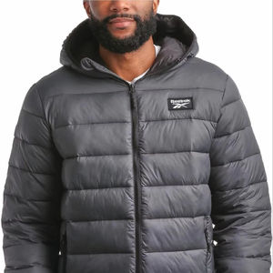 Abrigo acolchado de gran tamaño 2026 para hombre, diseñador pesado con aspecto de burbuja brillante, chaqueta interior cálida acolchada con capucha - Product Image 1