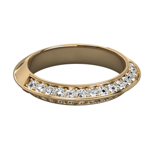 Bague pour femme en diamant de culture - Or 9 carats - Product Image 6