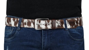 เข็มขัดหนังวัวสำหรับผู้ชายและผู้หญิงเข็มขัดหนังแฟชั่นแบบตะวันตกหัวเข็มขัดแบบตะวันตกสุดหรูจากโรงงานโดยตรง - Product Image 3