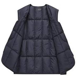 Veste tactique imperméable à fermeture éclair pour homme, automne-hiver, de haute qualité, décontractée, unie, sans manches, épaisse, chaude, personnalisée - Product Image 4