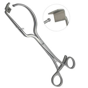 Juego de instrumentos de cirugía ortopédica, fórceps de reducción de acero manual con bola y protector de tejido blando, fórceps de sujeción ósea - Product Image 1