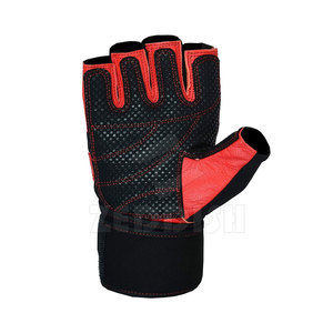 OEM Leather Weight Lifting <b>Gloves</b> Latest Style Gym Workout <b>Gloves</b> Wholesale with Best Quality Cheap Price - Product Image 2