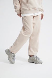 Bas en tissu polaire doux Pantalon de survêtement de gymnastique à la taille élastique Pantalon de sport en coton lourd personnalisé Joggers pour hommes - Product Image 5