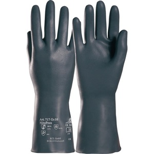 Gants de protection ménagers Honeywell Nitoprene 717, taille 9, gris foncé, catégorie III EPI EN 388 & EN 374, lot de 10 - Product Image 1