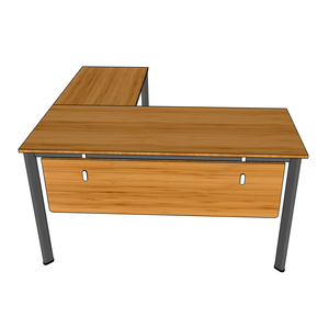 Wooden Gaming <b>Desk</b> with <b>Foldable</b> Oval Shape & Adjustable Legs 140x140cm Home <b>Office</b> Use - Product Image 5