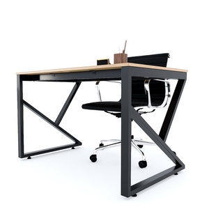 Kconcept HBKC030 120x70cm Plywood Computer Desk with Iron Legs - Product Image 4