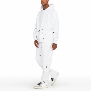 Wholesale Supplier Best Quality Custom Logo Two Piece Suits Custom Color <b>Plain</b> <b>Tracksuit</b> Hoodie Men Sweat suit Sets - Product Image 3