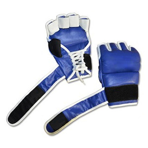 Haute qualité unisexe léger MMA gants poignées crochet boucle fermeture cuir de qualité professionnelle pour les Arts martiaux - Product Image 4