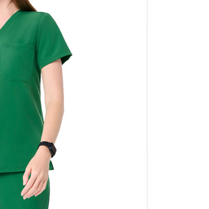 พยาบาลโรงพยาบาลผู้หญิงที่มีคุณภาพพรีเมี่ยมขายส่งทุกสีและขนาดง่ายต่อการสวมใส่ทำจากโพลีเอสเตอร์ - Product Image 2