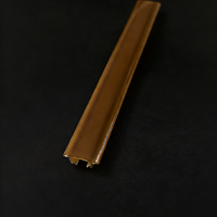 Diffuseur de lumière LED en polycarbonate extrudé Bming, profilé PC givré/opale, couvercle en plastique pour éclairage linéaire moderne intérieur