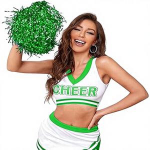 ชุดเชียร์ลีดเดอร์เด็กผู้หญิงแบบ OEM/ODM ชุดยูนิฟอร์มเชียร์ลีดเดอร์สำหรับโรงเรียน ชุดแฟนซีสำหรับผู้หญิงสำหรับการแสดงดนตรี - Product Image 1