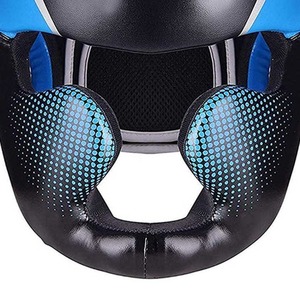 Protector de cabeza de cuero PU hecho a mano profesional al por mayor, Impresión de logotipo personalizado duradero en stock equipo de cabeza de boxeo - Product Image 3