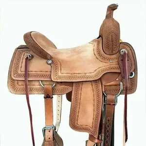 EQUESTRIAN LEATHER WESTERN HORSE SADDLE BREAST COLLAR & HEAD STALL ENGLISH SADDLE SADDLES FROM INDIA WE ACCEPT ODM OEM ORDERS