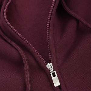 Sudadera con capucha para hombre personalizada a granel con forro polar de primera calidad y bolsillo largo con cremallera de algodón Material cómodo transpirable Fábrica al por mayor - Product Image 4