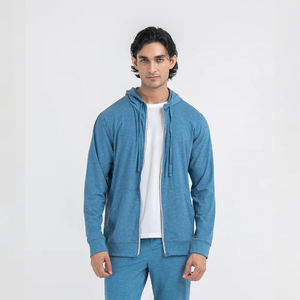 Heavy Weight 100% Fleece Pullover Two Pocket Venta al por mayor de alta calidad Otoño Mens Jersey Hoodie con bordado de impresión digital - Product Image 1