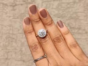 Anillo de moissanita 2ct 3ct 4ct 925 plata esterlina diamante moissanita eternidad anillo de compromiso de boda para mujer - Product Image 4