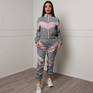 Costume coupe-vent décontracté et attrayant pour femmes, ensemble de 2 pièces de qualité durable avec logo personnalisé pour l'hiver - Product Image 1