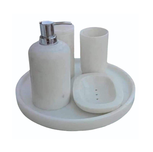 Ensemble de salle de bain en marbre Design moderne décoratif pour la maison Salle de bain en marbre Pierre naturelle Artisanat antique - Product Image 3