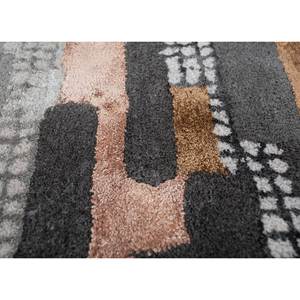 Tapis rectangulaire gris noir tufté à la main en laine et viscose, motif abstrait Top-197, pour la maison, le salon, la chambre et le couloir - Product Image 3