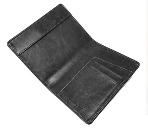 Soporte de cuero para pasaporte/tarjetero de viaje/cartera para pasaporte - Product Image 5