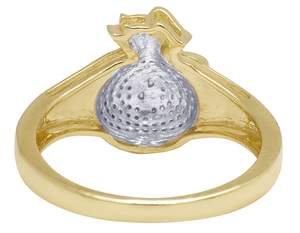 Money Bag Design VVS Moissanite Round Diamond In S925 Sterling Silver Iced Out <b>Ring</b> Jewelry <b>For</b> <b>Men</b> - Product Image 4