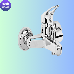 ก๊อกน้ำผสมห้องน้ำ-ชุบโครเมี่ยมทนทานต่อการเกิดสนิม - Product Image 1