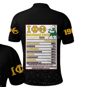 Polo de la Fraternité Iota Phi Theta 1963 pour Hommes, Brodé, Coton Premium, Vêtement Universitaire - Product Image 4