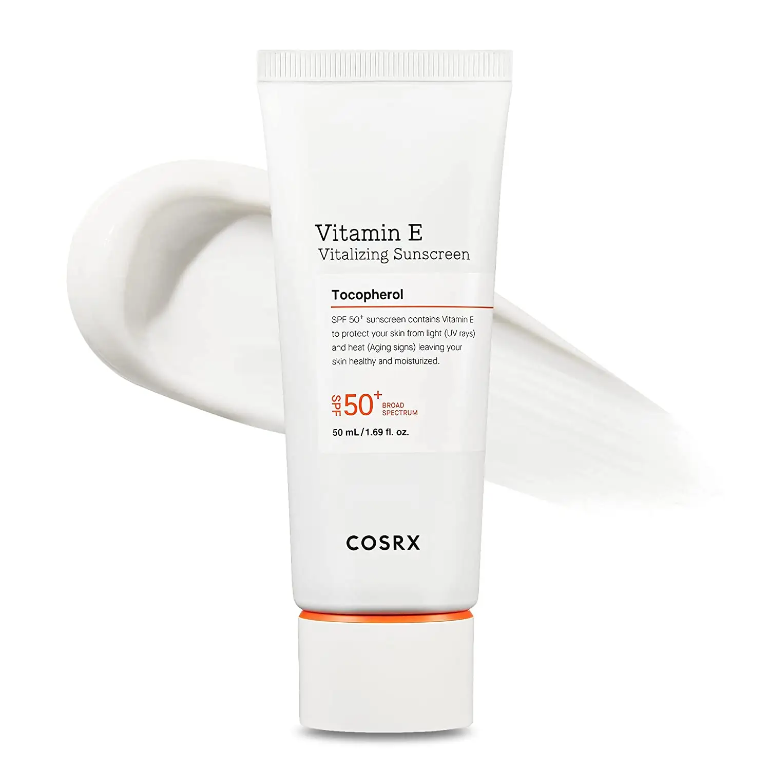 Crema solare coreana K bellezza cura della pelle all'ingrosso Cosrx vitamina E crema solare rivitalizzante SPF50 + 50ml