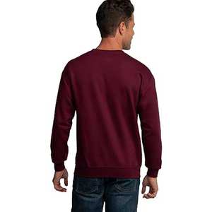 เสื้อสเวตเตอร์กีฬาผ้าฝ้าย100% 360ก. สำหรับผู้ชายคอกลมถักและมีซับในสำหรับฤดูใบไม้ร่วง - Product Image 2