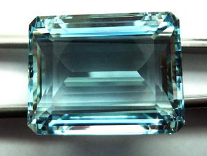 100% naturel de qualité supérieure coussin à facettes coupe véritable aigue-marine bijoux en vrac faisant des pierres précieuses et des pierres à prix abordable en gros - Product Image 2