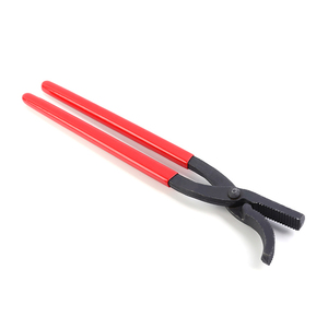 Venta al por mayor herradores hechos a mano herramienta pezuñas Clinchers mandíbula curva agarre firme forjado polvo negro capa herradores rectos pezuñas Clinchers - Product Image 3